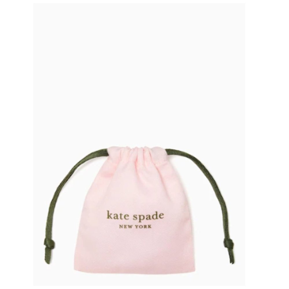 KATE SPADE Bow Gold Mini Pendant Adjustable Chain Necklace NEW - Picture 4 of 4